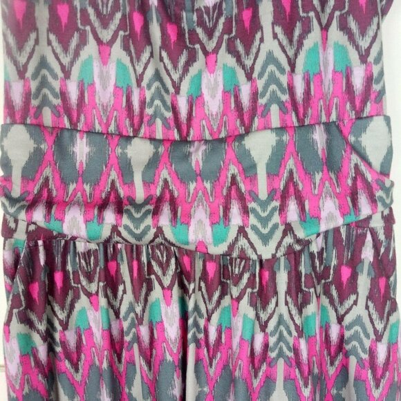 Mountain Hardwear Maxi Tank Dress Multi Color Abstract Print Sleeveless  XS - Picture 7 of 8